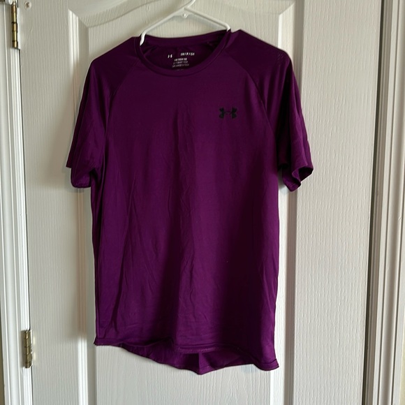 Men’s Under Armour Small “The Tech Tee” Purple T-shirt - Picture 1 of 5